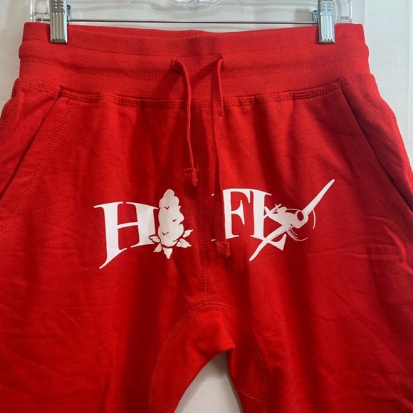 Hi Fly NWOT Mens Jogger Shorts in Red Size Small - Picture 2 of 3